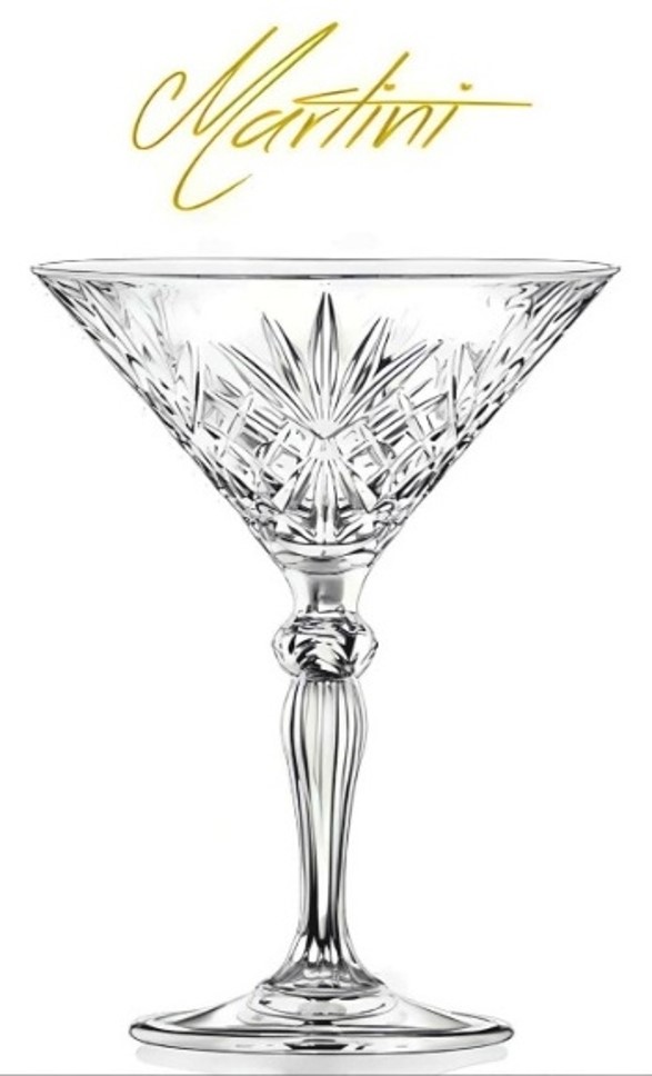MELODIA MartiniI Goblet 210ml Set Of 6 Pcs