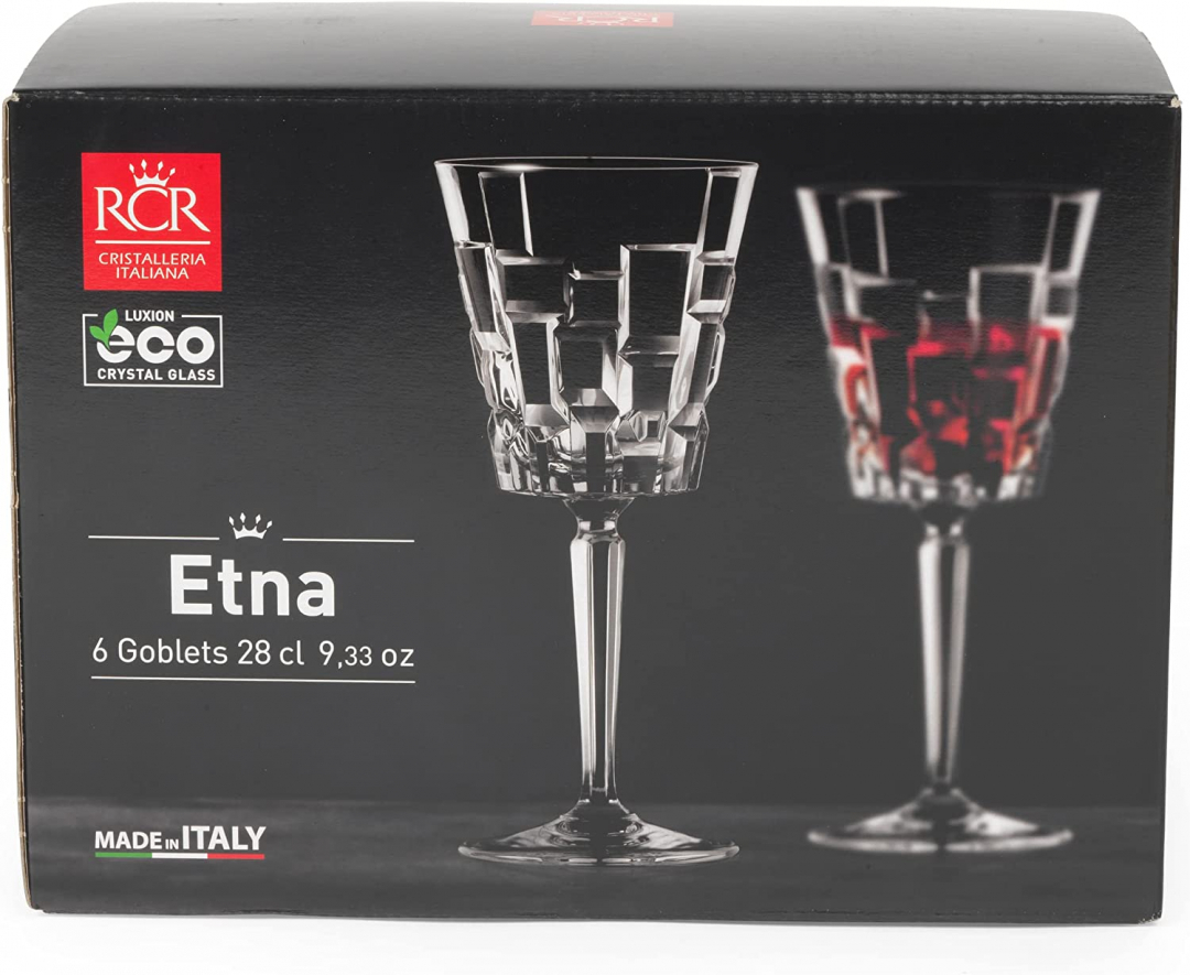 ETNA Red Wine Goblet - 2 280ml Set Of 6 Pcs