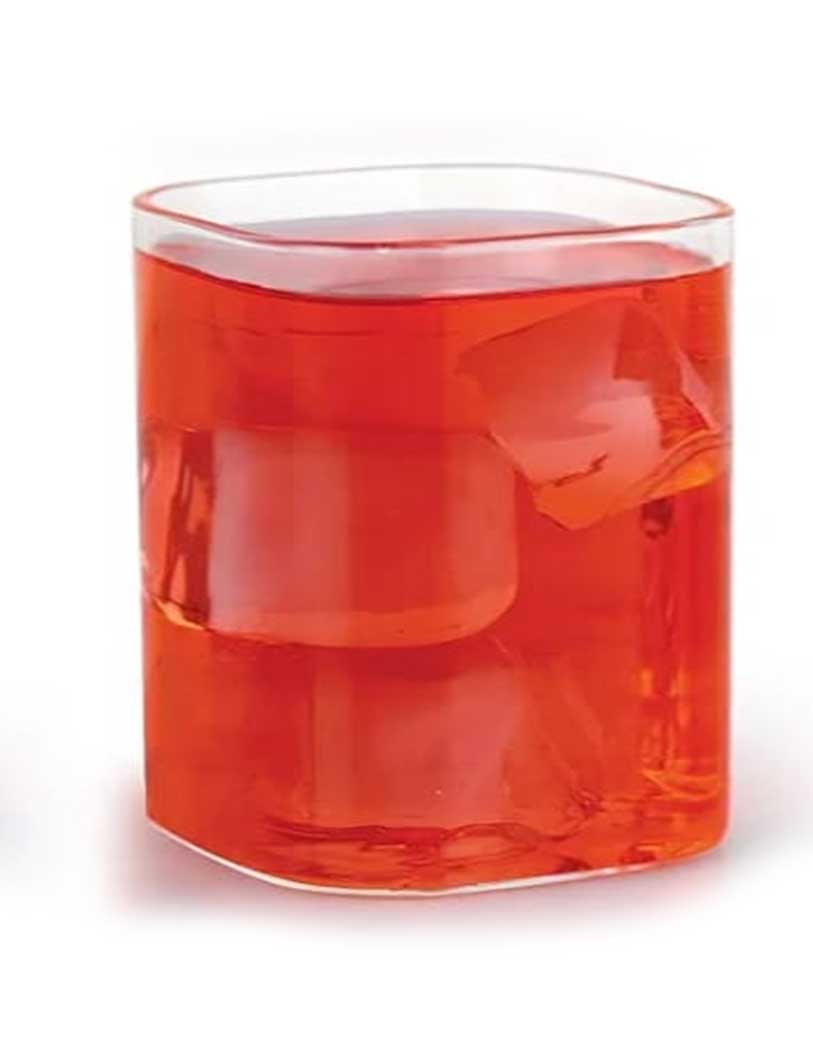 JUICE GLASS SQUARE (BOROSILICATE-18)