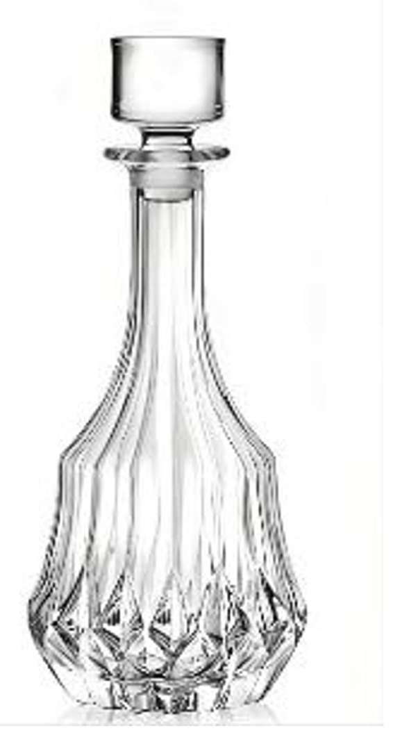 ADAGIO  Round Whiskey Bottle 1000ml 1Pc
