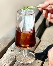 GOLD Rim Beer Glass 380ml Set Of 6 Pcs