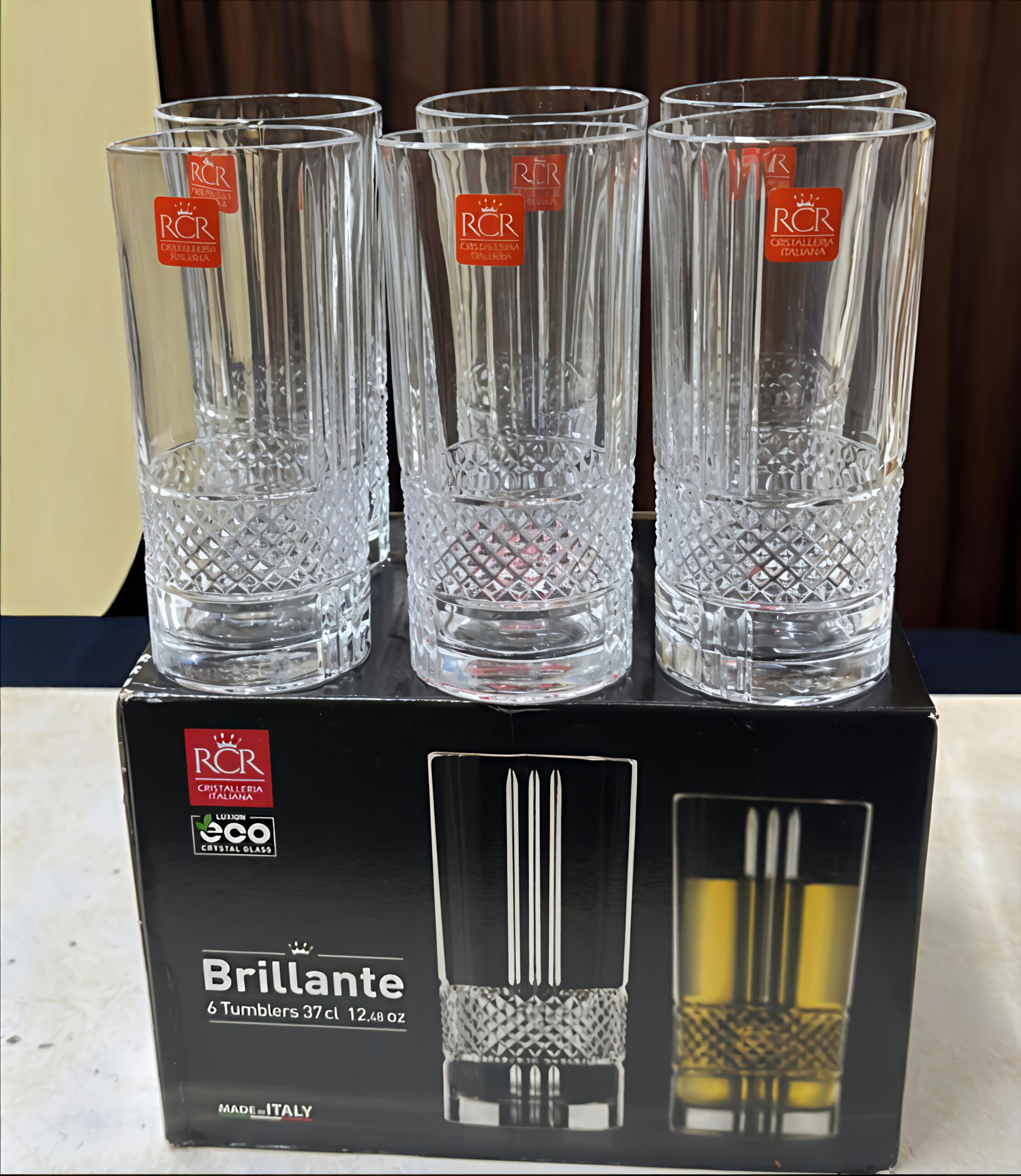 BRILLANTE HB Tumbler 370ml Set Of 6 Pcs