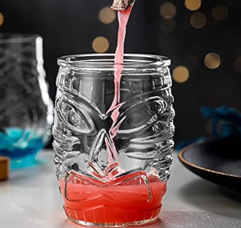 TIKI Glass A-25 500ml Set Of 6Pcs