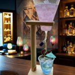 Conical Glass With Wooden Stand 1200ml 1 Pc