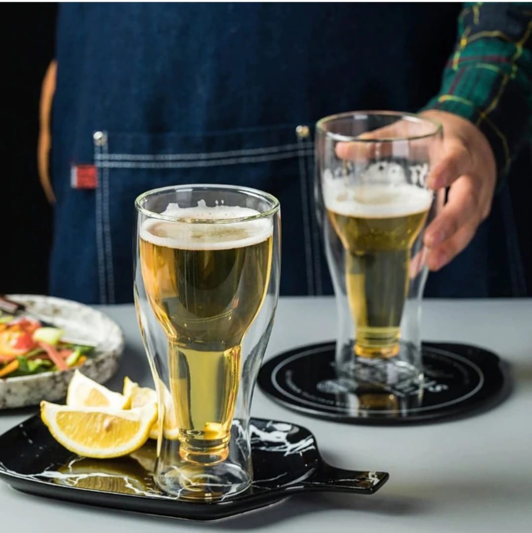 Double Walled Beer Glass 250ml 1 Pc - Image 2