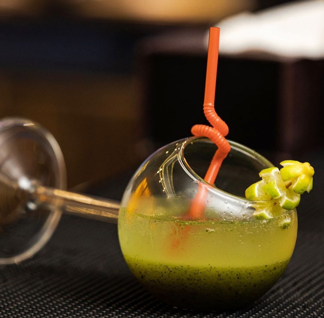 Glass For Eating Tilted 250ml 1 Pc