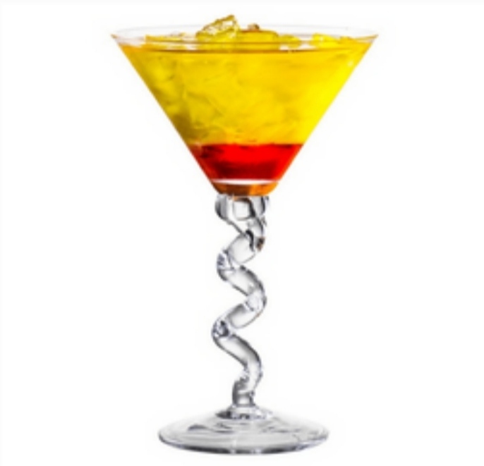 Funnel Stem Coil Glass 200ml 1 Pc