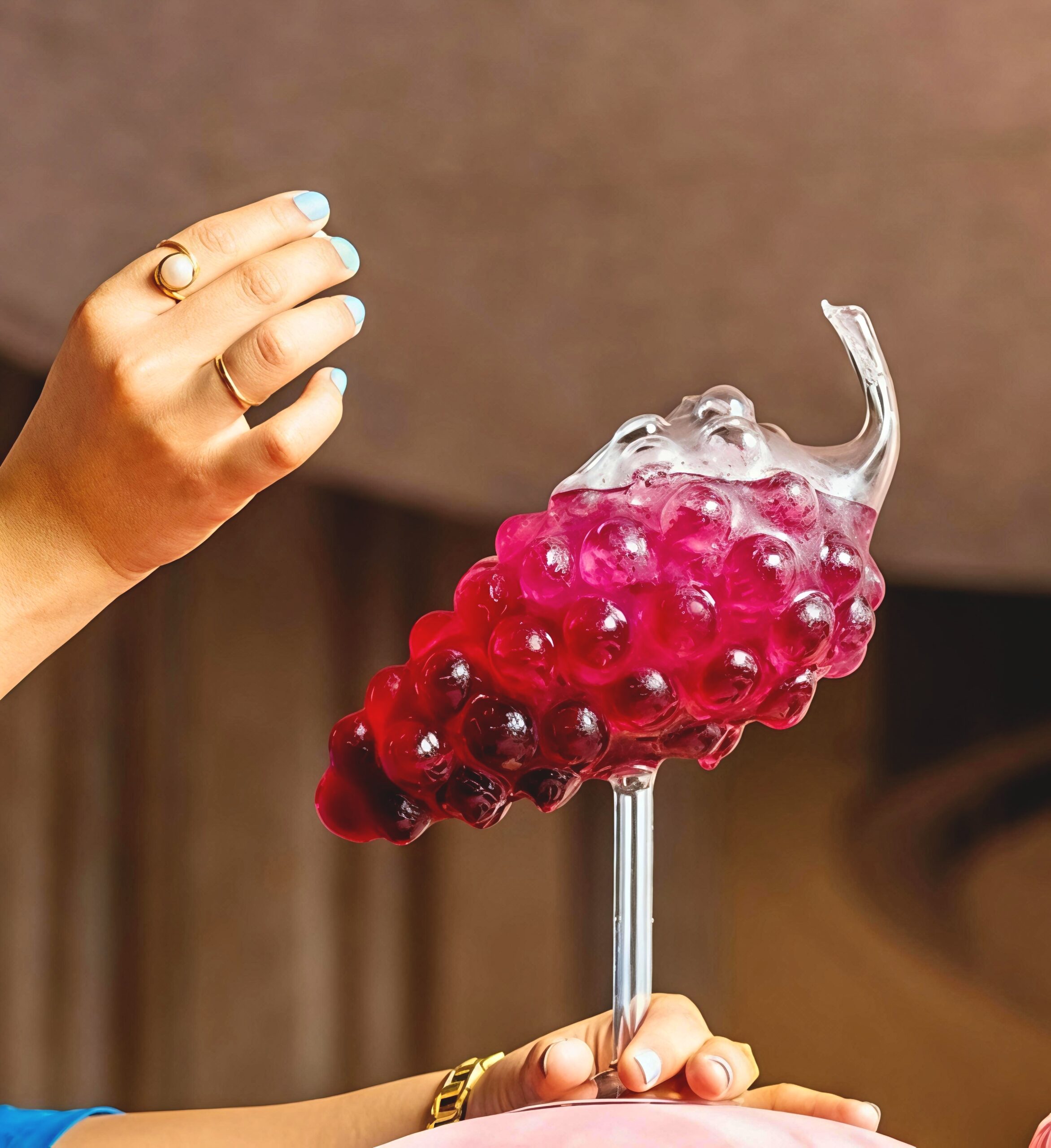 Grapes Shape Glass  500ml 1 Pc