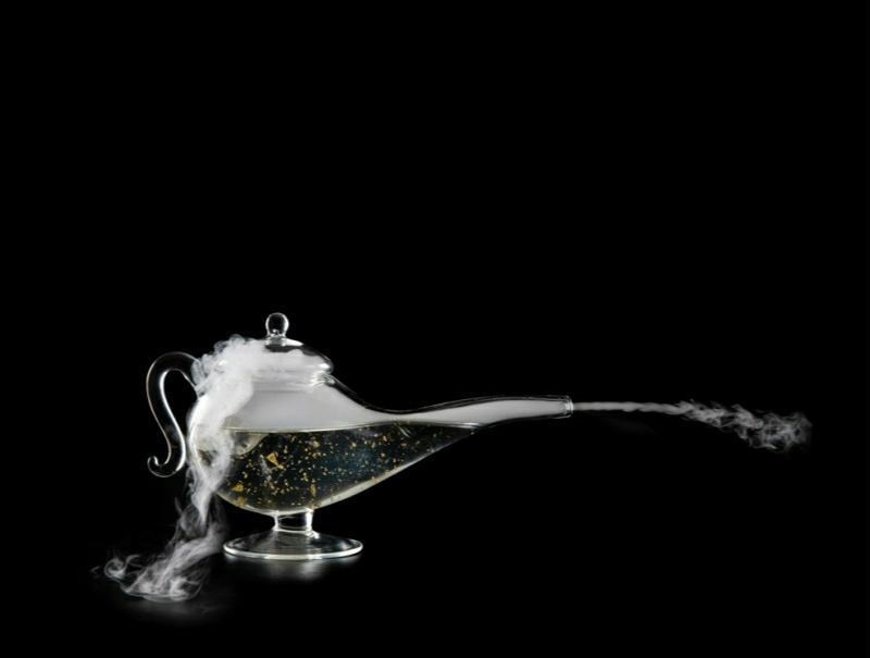 Glass Tea Pot  (Alladin) 200ml 1 Pc