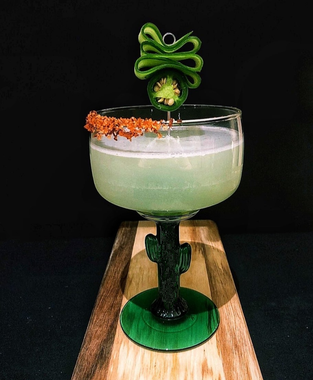 Green Cactus Glass 250ml 1Pc