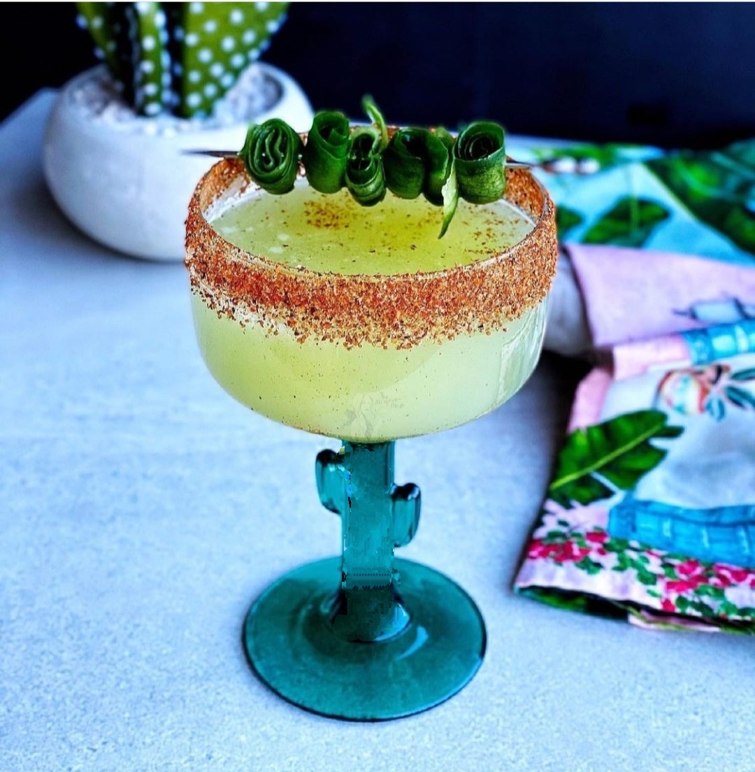 Green Cactus Glass 250ml 1Pc