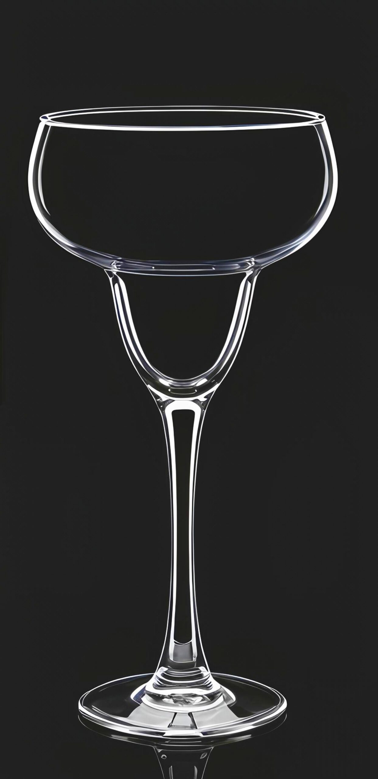 Jumbo Magrita Glass Long Stem 1000ml 1 Pc