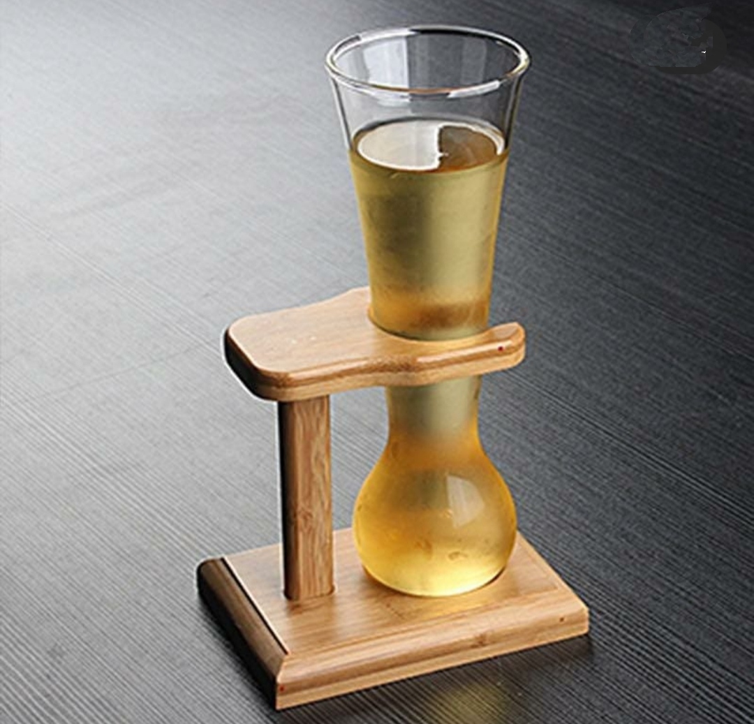 Long  Glass 10 Inch With Stand 900ml 1 Pc