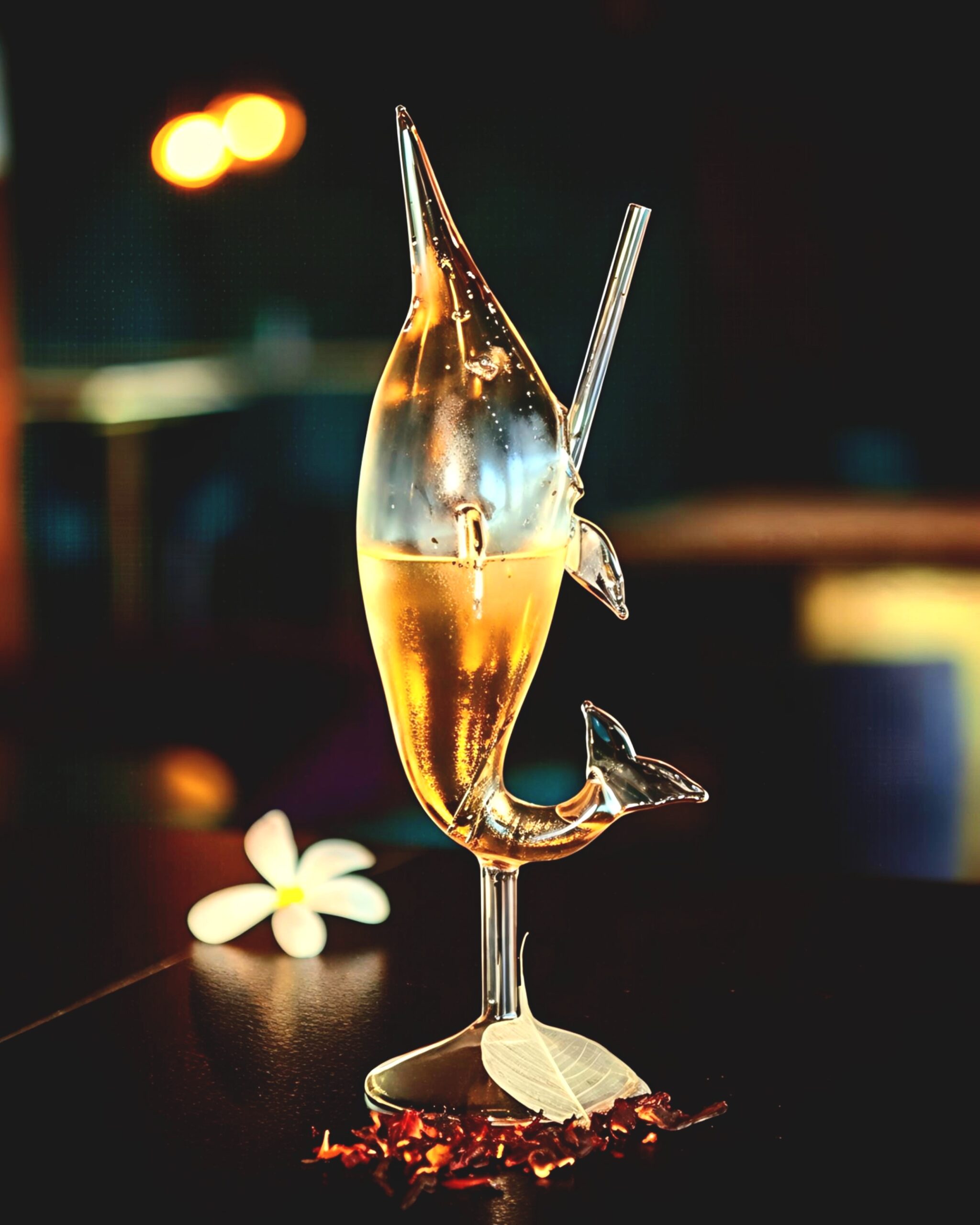Dolphin Glass 340ml 1 Pc