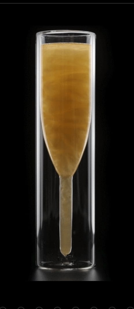 Double Walled Flute Glass 170ml 1 Pc - Image 2