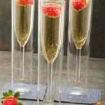 Double Walled Flute Glass 170ml 1 Pc